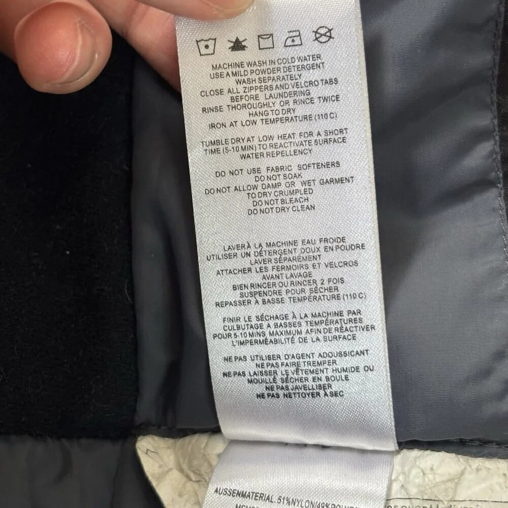 LOLE Insulated Waterproof Winter Parka Jacket Coat Womens M Black Floral flowers - Picture 14 of 16